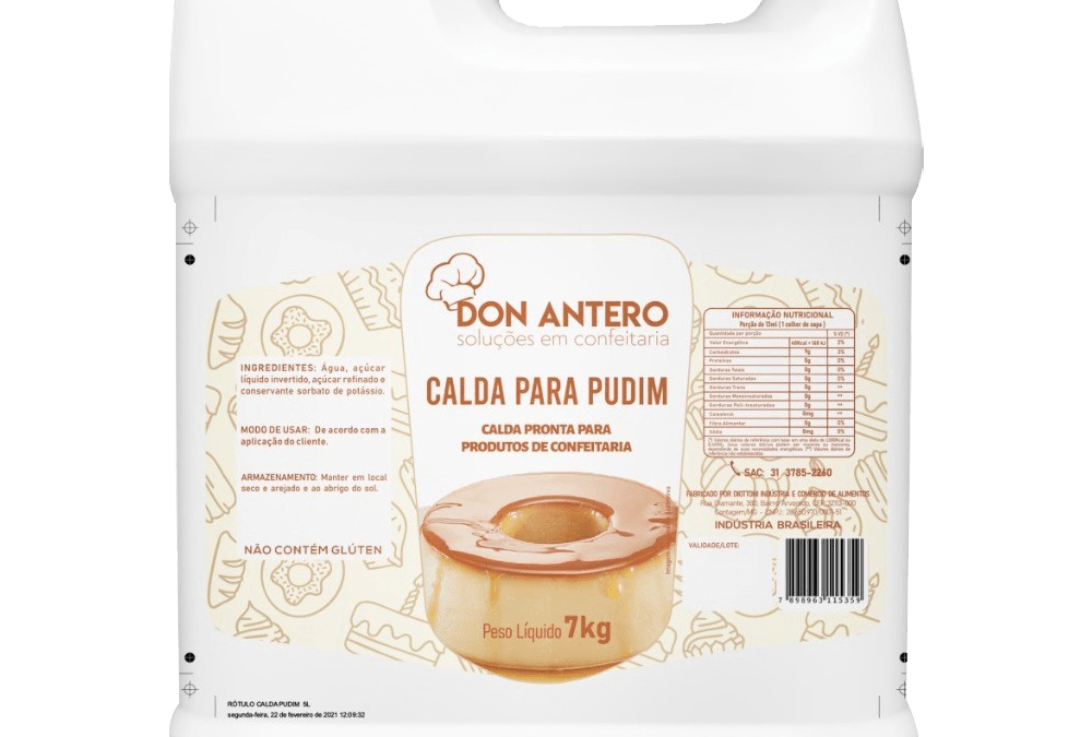 Calda para pudim (7kg)